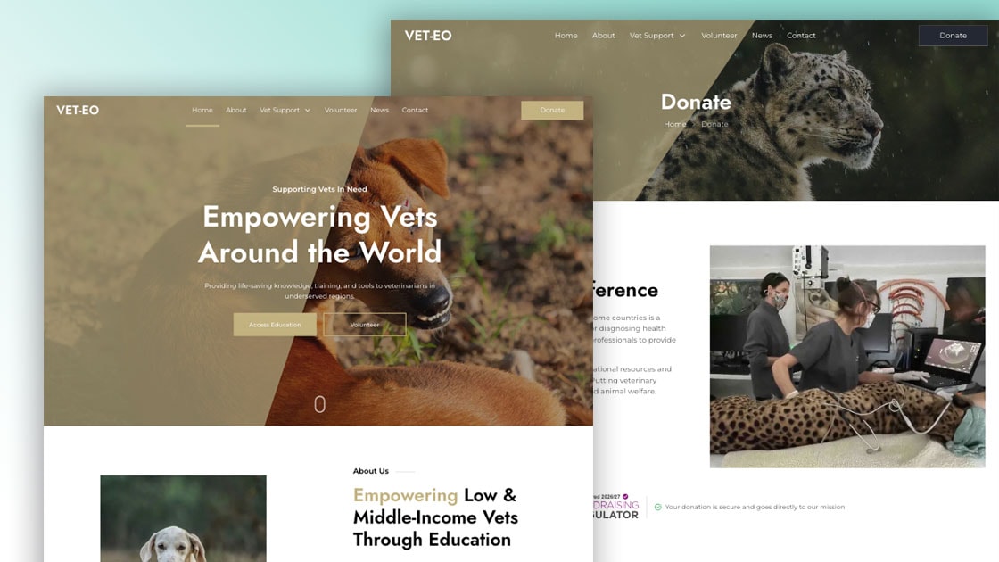 Vet-EO website